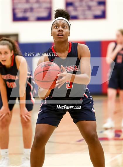Thumbnail 2 in Centennial vs. Thunderbird (Lady Titan Winter Hoops Classic) photogallery.
