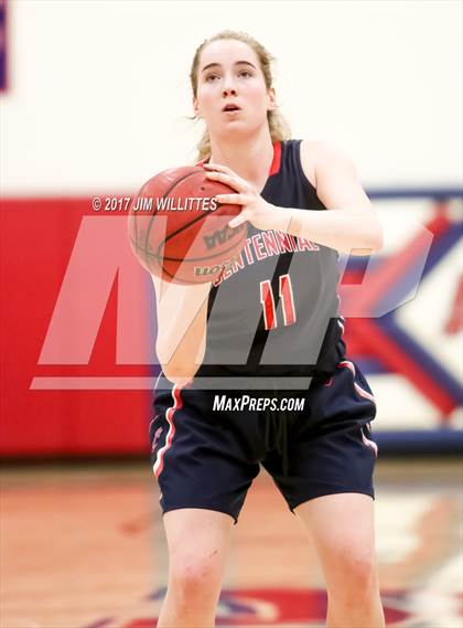Thumbnail 1 in Centennial vs. Thunderbird (Lady Titan Winter Hoops Classic) photogallery.