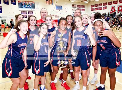 Thumbnail 1 in Centennial vs. Thunderbird (Lady Titan Winter Hoops Classic) photogallery.