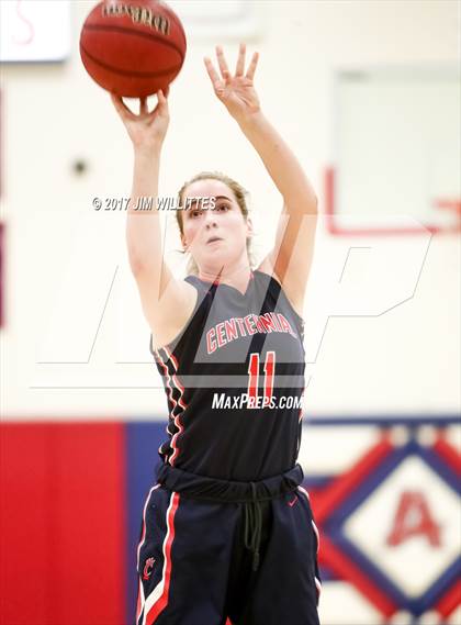 Thumbnail 2 in Centennial vs. Thunderbird (Lady Titan Winter Hoops Classic) photogallery.