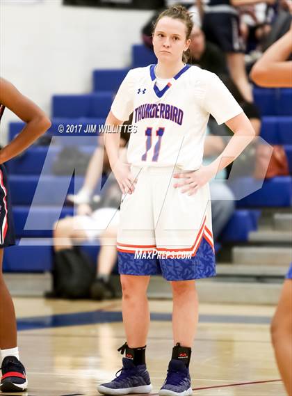 Thumbnail 2 in Centennial vs. Thunderbird (Lady Titan Winter Hoops Classic) photogallery.