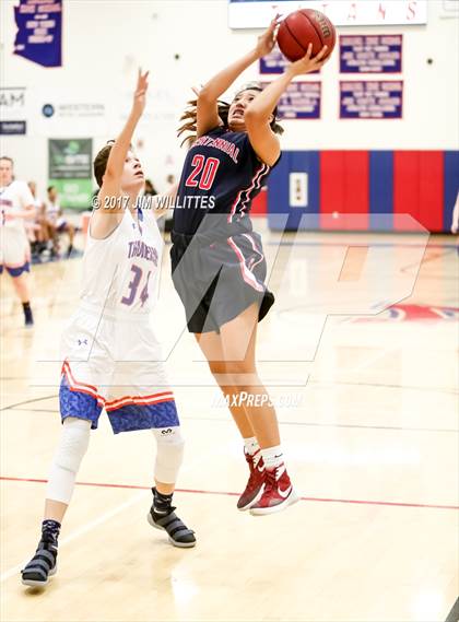 Thumbnail 1 in Centennial vs. Thunderbird (Lady Titan Winter Hoops Classic) photogallery.