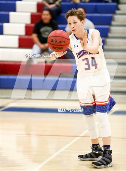 Thumbnail 2 in Centennial vs. Thunderbird (Lady Titan Winter Hoops Classic) photogallery.