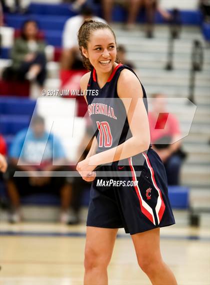 Thumbnail 2 in Centennial vs. Thunderbird (Lady Titan Winter Hoops Classic) photogallery.