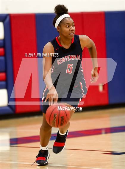 Thumbnail 2 in Centennial vs. Thunderbird (Lady Titan Winter Hoops Classic) photogallery.