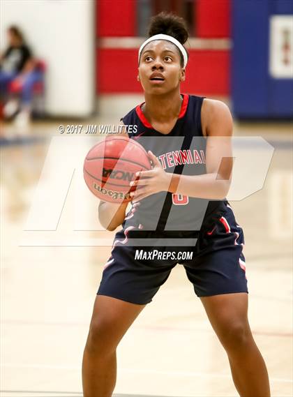 Thumbnail 2 in Centennial vs. Thunderbird (Lady Titan Winter Hoops Classic) photogallery.