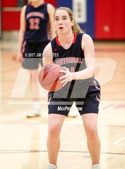 Thumbnail 1 in Centennial vs. Thunderbird (Lady Titan Winter Hoops Classic) photogallery.