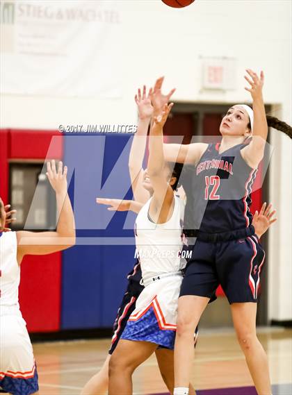 Thumbnail 3 in Centennial vs. Thunderbird (Lady Titan Winter Hoops Classic) photogallery.