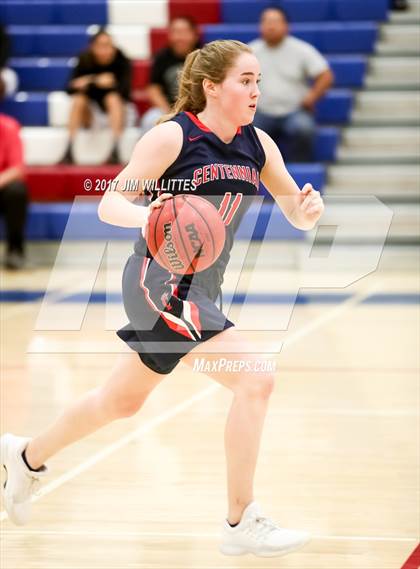 Thumbnail 3 in Centennial vs. Thunderbird (Lady Titan Winter Hoops Classic) photogallery.
