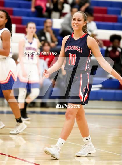 Thumbnail 1 in Centennial vs. Thunderbird (Lady Titan Winter Hoops Classic) photogallery.