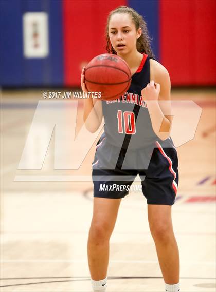 Thumbnail 2 in Centennial vs. Thunderbird (Lady Titan Winter Hoops Classic) photogallery.