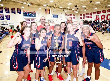 Thumbnail 2 in Centennial vs. Thunderbird (Lady Titan Winter Hoops Classic) photogallery.