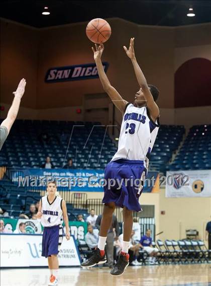 Thumbnail 3 in Rock Academy vs Foothills Christian (CIF SDS D5 Final) photogallery.