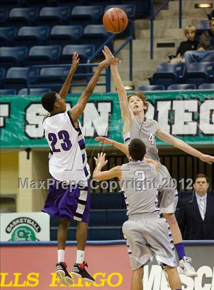 Thumbnail 3 in Rock Academy vs Foothills Christian (CIF SDS D5 Final) photogallery.