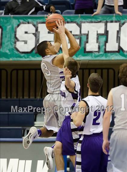 Thumbnail 3 in Rock Academy vs Foothills Christian (CIF SDS D5 Final) photogallery.