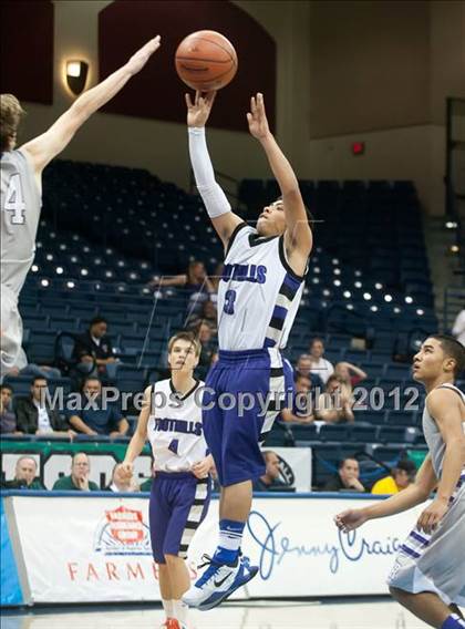 Thumbnail 1 in Rock Academy vs Foothills Christian (CIF SDS D5 Final) photogallery.