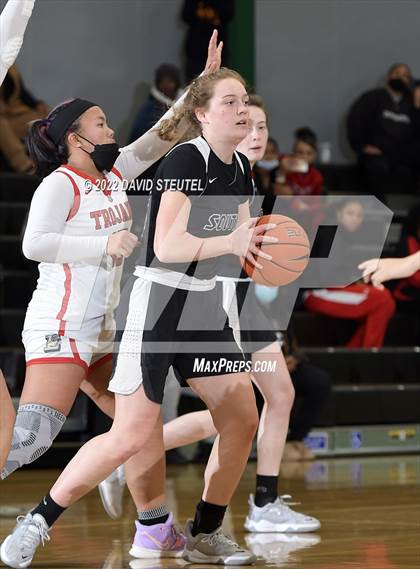 Thumbnail 3 in South Medford vs. Lincoln (St. Mary's Stockton MLK Showcase) photogallery.