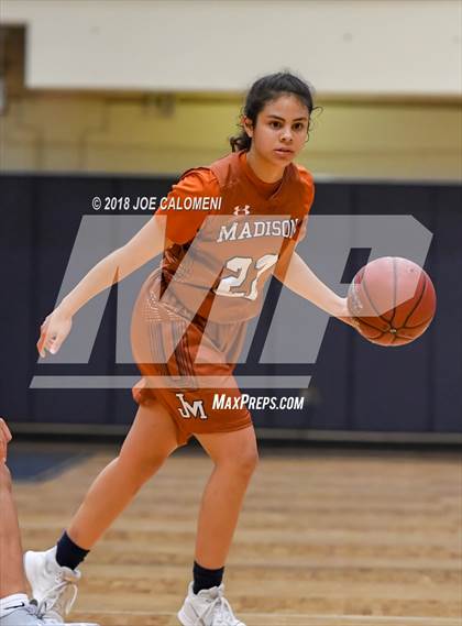 Thumbnail 1 in Madison vs East Central (NISD Basketball Tournament) photogallery.