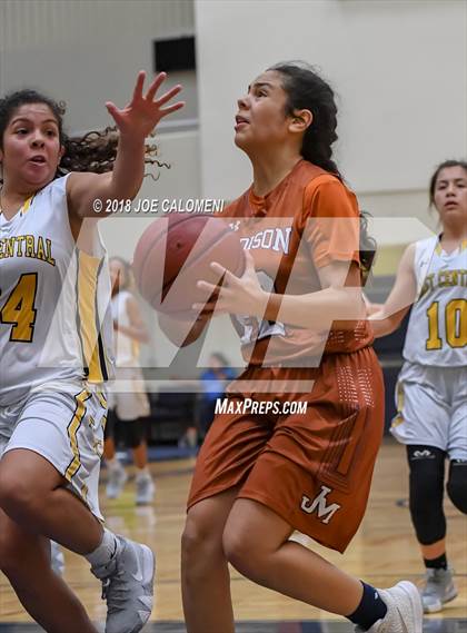 Thumbnail 3 in Madison vs East Central (NISD Basketball Tournament) photogallery.