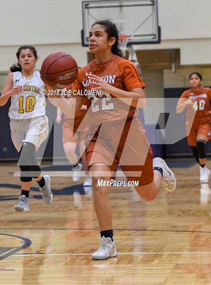 Thumbnail 2 in Madison vs East Central (NISD Basketball Tournament) photogallery.