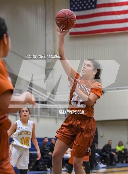 Thumbnail 3 in Madison vs East Central (NISD Basketball Tournament) photogallery.