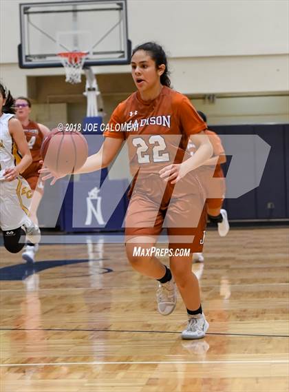 Thumbnail 3 in Madison vs East Central (NISD Basketball Tournament) photogallery.