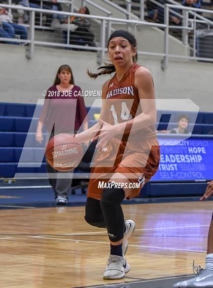 Thumbnail 3 in Madison vs East Central (NISD Basketball Tournament) photogallery.