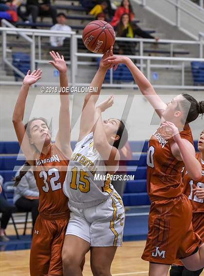 Thumbnail 2 in Madison vs East Central (NISD Basketball Tournament) photogallery.