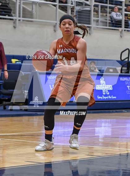 Thumbnail 2 in Madison vs East Central (NISD Basketball Tournament) photogallery.