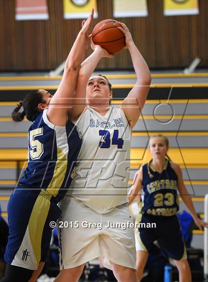 Thumbnail 1 in Immanuel vs. Central Catholic (Branson Hoops vs Cancer) photogallery.