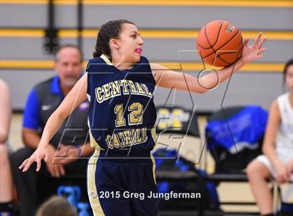 Thumbnail 3 in Immanuel vs. Central Catholic (Branson Hoops vs Cancer) photogallery.