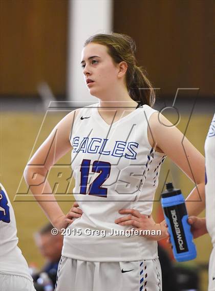 Thumbnail 3 in Immanuel vs. Central Catholic (Branson Hoops vs Cancer) photogallery.