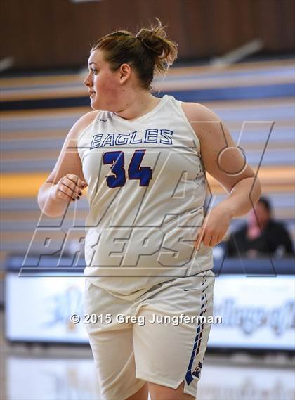 Thumbnail 2 in Immanuel vs. Central Catholic (Branson Hoops vs Cancer) photogallery.