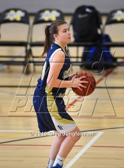 Thumbnail 1 in Immanuel vs. Central Catholic (Branson Hoops vs Cancer) photogallery.