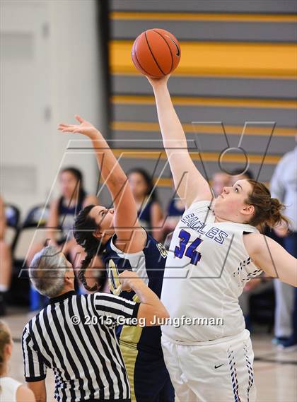 Thumbnail 3 in Immanuel vs. Central Catholic (Branson Hoops vs Cancer) photogallery.