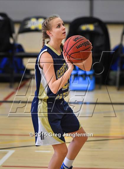 Thumbnail 2 in Immanuel vs. Central Catholic (Branson Hoops vs Cancer) photogallery.