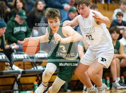 Thumbnail 2 in Canton Central Catholic @ Perry photogallery.