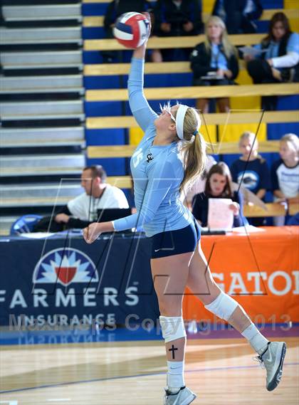 Thumbnail 3 in Central Valley Christian vs. Valley Christian (CIF State D3 Final) photogallery.