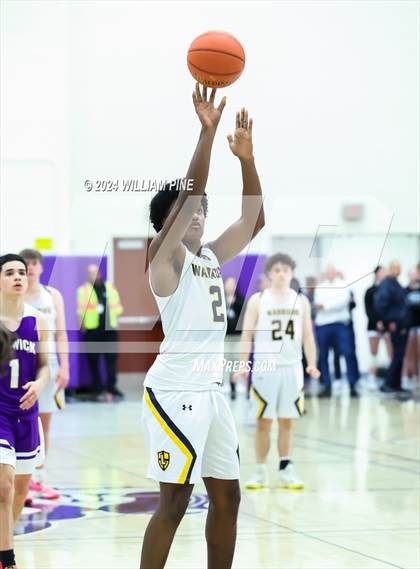 Thumbnail 1 in Warwick vs. Our Lady of Lourdes (Section 9 Class AA Final) photogallery.