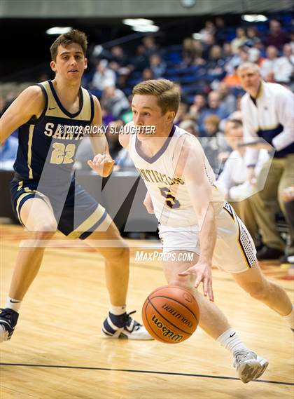 Thumbnail 1 in Bloomington Central Catholic vs. Monticello (IHSA Class 2A Super Sectionals) photogallery.