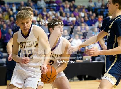 Thumbnail 1 in Bloomington Central Catholic vs. Monticello (IHSA Class 2A Super Sectionals) photogallery.