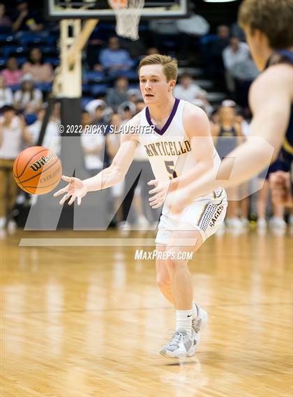 Thumbnail 1 in Bloomington Central Catholic vs. Monticello (IHSA Class 2A Super Sectionals) photogallery.