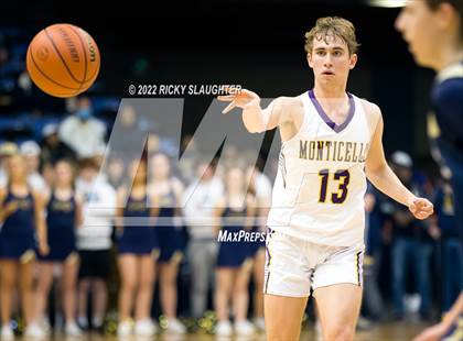Thumbnail 2 in Bloomington Central Catholic vs. Monticello (IHSA Class 2A Super Sectionals) photogallery.