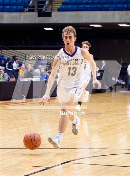 Thumbnail 2 in Bloomington Central Catholic vs. Monticello (IHSA Class 2A Super Sectionals) photogallery.