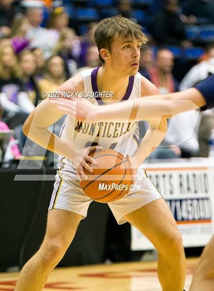 Thumbnail 3 in Bloomington Central Catholic vs. Monticello (IHSA Class 2A Super Sectionals) photogallery.