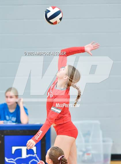 Thumbnail 1 in Bellville vs. Canyon (2023 KISD/CFISD Varsity Tournament) photogallery.