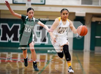 Thumbnail 1 in Bishop O'Dowd vs. Sacred Heart Cathedral Preparatory (Elite is Earned New Year Classic) photogallery.