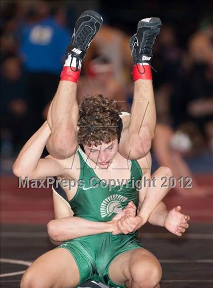 Thumbnail 1 in CIF State Wrestling Championships (Day 1 - Round 3) photogallery.