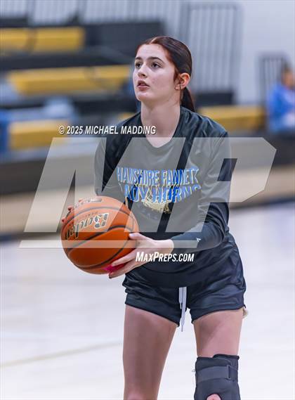 Thumbnail 2 in Bridge City vs Hamshire-Fannett (UIL 4A D2 Basketball Regional Playoff) photogallery.