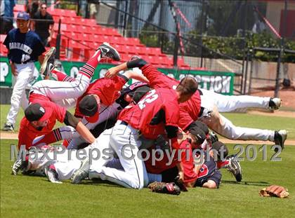 Thumbnail 1 in Madison vs. Santa Fe Christian (CIF SDS D4 Final) photogallery.